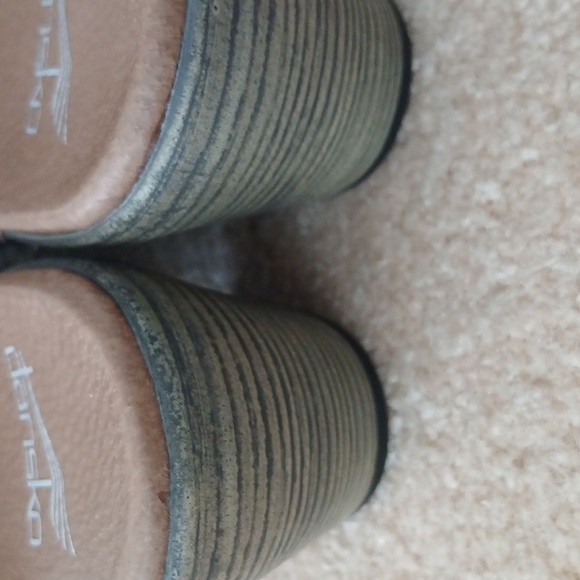 Dansko Melanie Mules Nubuck Leather Clogs Chunky Heel Braided Size 39/9. FL - Picture 4 of 9